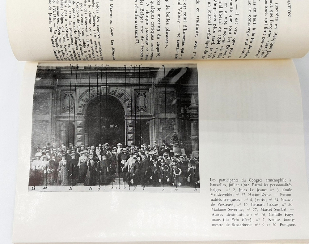 "Actes du Colloque. Jaures et la Nation (Материалы симпозиума. Жорес и нация)" 1965 г.