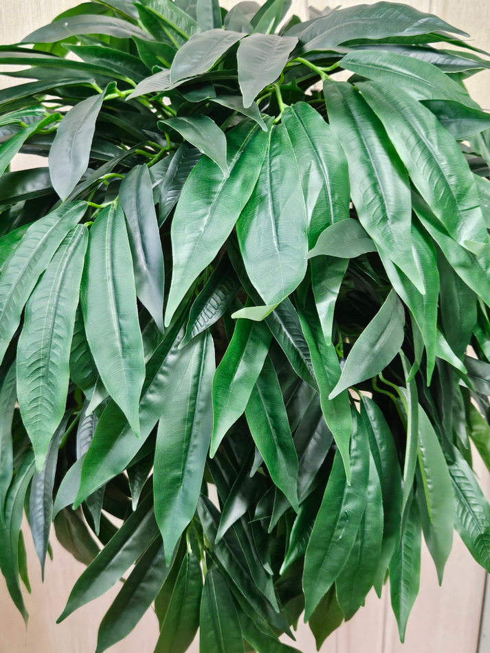 Искусственное дерево Фикус Лонгифолия шар 120см в кашпо