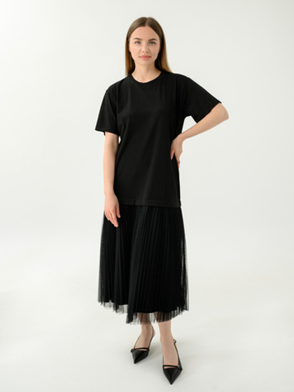 TWINSET Платье с плиссированной юбкой