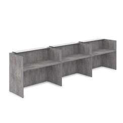 1КР-КЛ.003.1 Комплект Ресепшн с фартуком HPL (4264*750*1149) (с подсветкой)