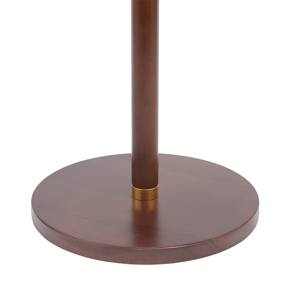 Вешалка напольная Bakken, 180 см, золотистый хром/светлый орех