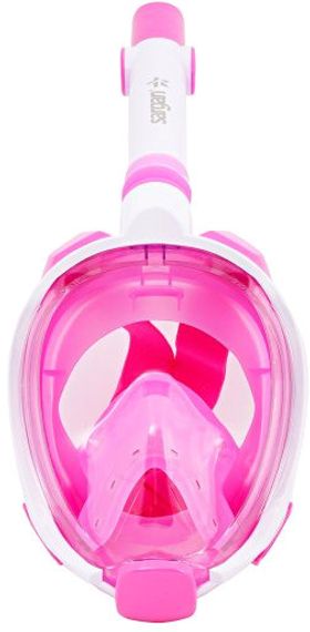 Маска детская полнолицевая Sargan Галактика премиум белая/розовая