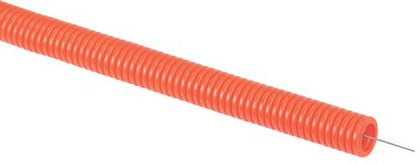 Труба гофрированная ПНД d=16мм с зондом оранжевая (50м) IEK