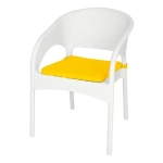 Подушка для кресла Rattan Ola Dom желтый 400х30мм