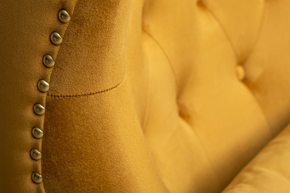 Кресло с подушкой 74х84х104см Garda Decor Rimini Colton 022-Orang горчичное