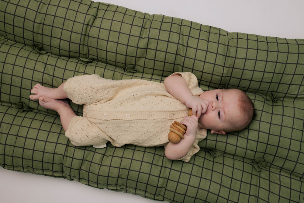 Песочник вязаный ажур (льняной)