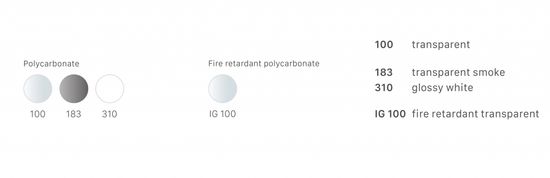Стул прозрачный серый Igloo Италия