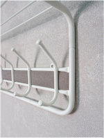 ВЕШАЛКА ЗМИ УЮТ 21 С ПОЛКОЙ БЕЛЫЙ ВСПУ21 Б