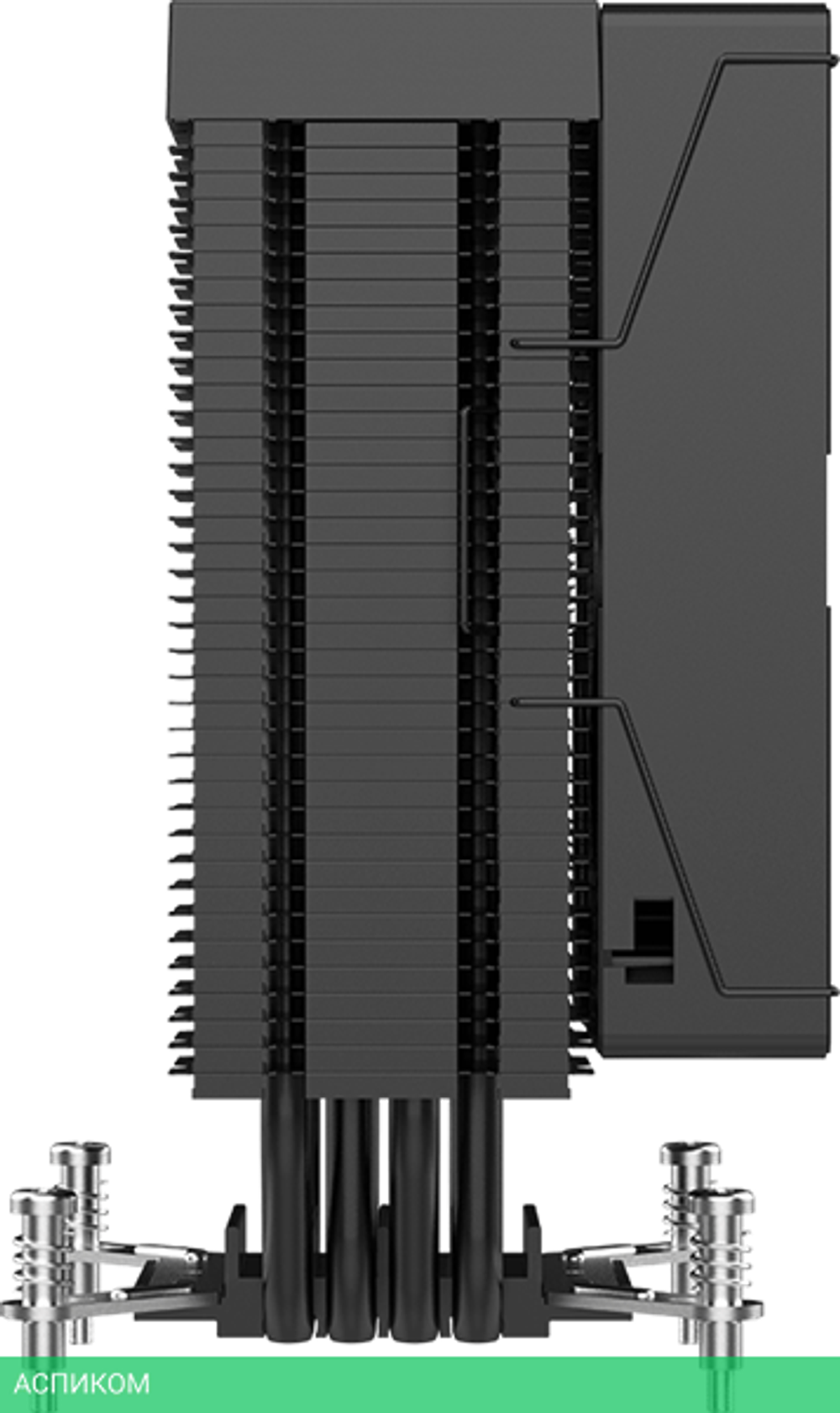 Кулер для процессора Formula V Line Ice Boid 4PSD12 черный