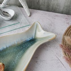 Блюдо овальное 41,5*18 см h3,5 см Fish Pearl Blue Frutti di Mare P.L. [1]