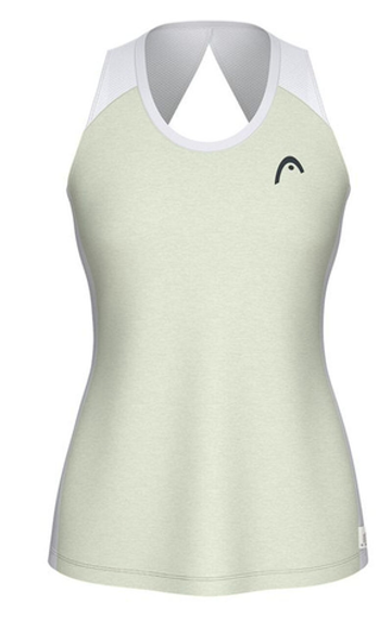Женский топ теннисный Head Play Tech Tank - citrus green