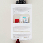 Полка угловая для ванной комнаты, цвет белый