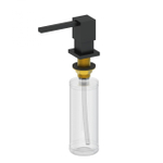 Дозатор мыла WONZON & WOGHAND, Черный матовый (WW-88SD01-MB)