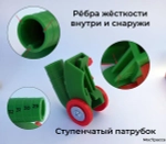 Пылеотвод для болгарки УШМ 125, 115, 150. Пылеуловитель усиленный, с зажимами. Насадка для сбора пыли.