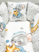 Детское постельное белье BUBO BABY "MILKY DREAMS" для новорожденных 17 предметов