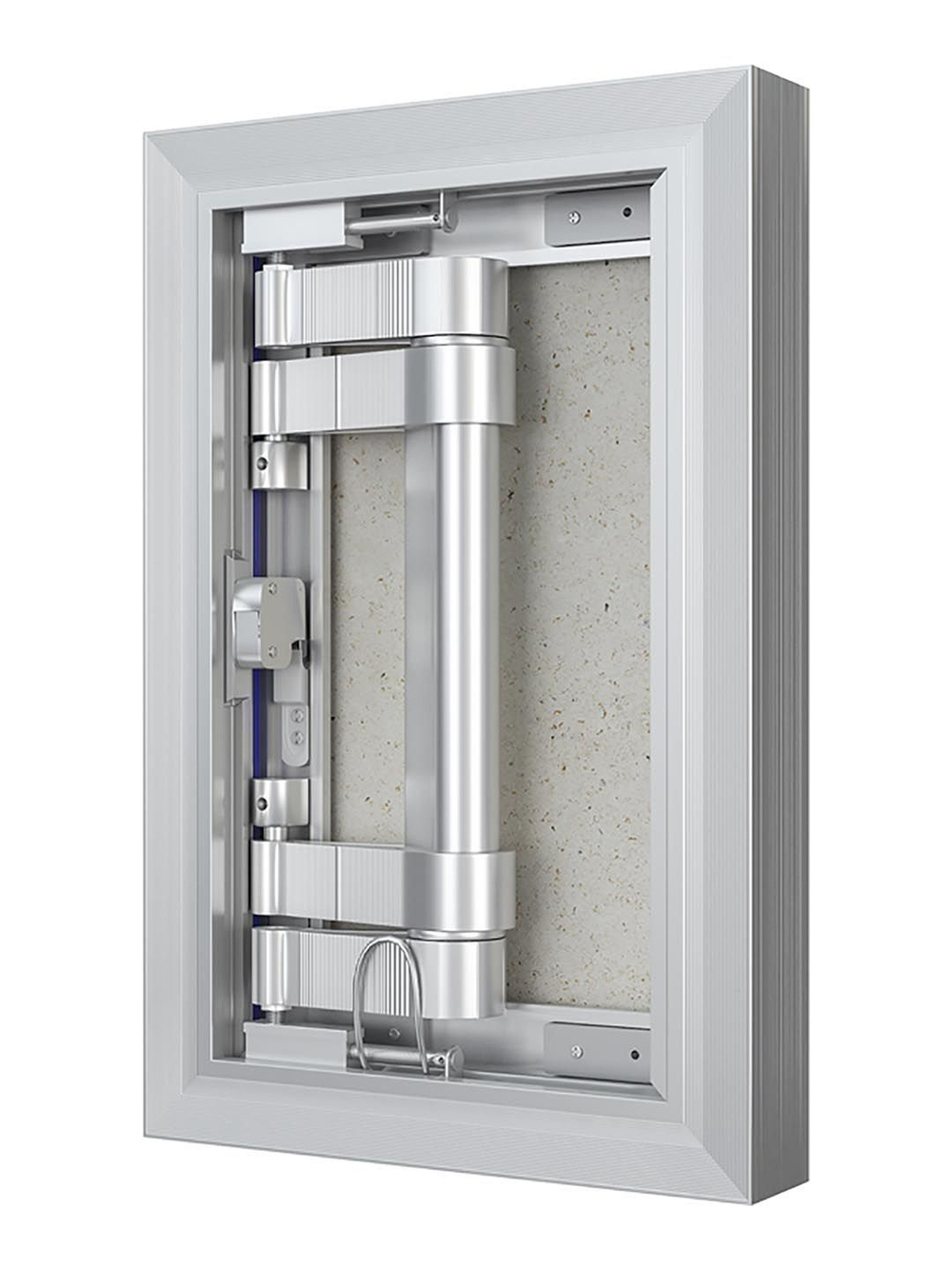 Люк ревизионный D Ceramo Optimum 200х300 скрыт.монтаж петля алюминий EVECS