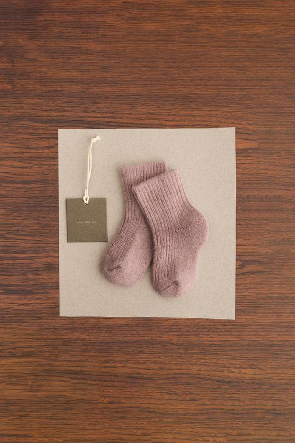 ZARA TIMELESS — КАШЕМИРОВЫЕ НОСКИ, БЛЕДНО-РОЗОВЫЙ