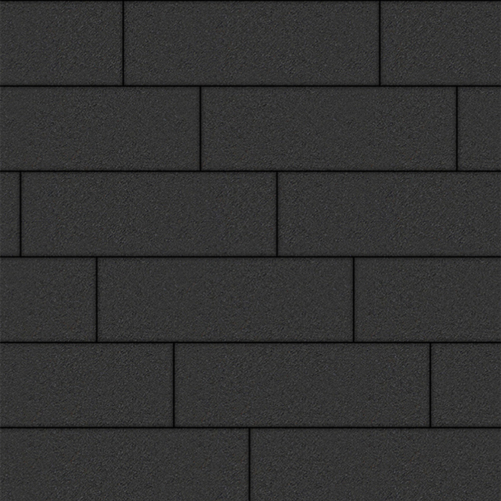 Тротуарная плитка ПРЯМОУГОЛЬНИК 750х250 мм - Стандарт Черный