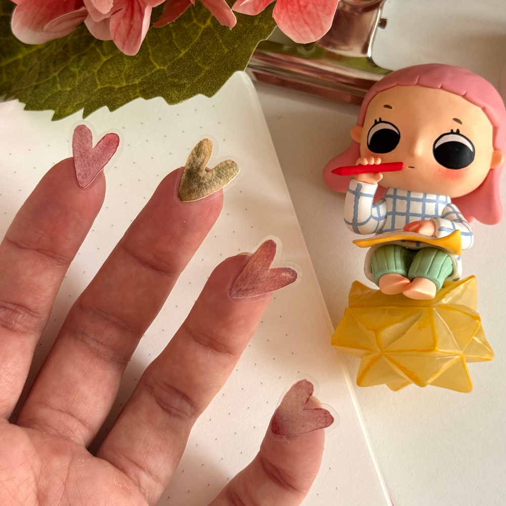 стикерпак "нежные сердечки"