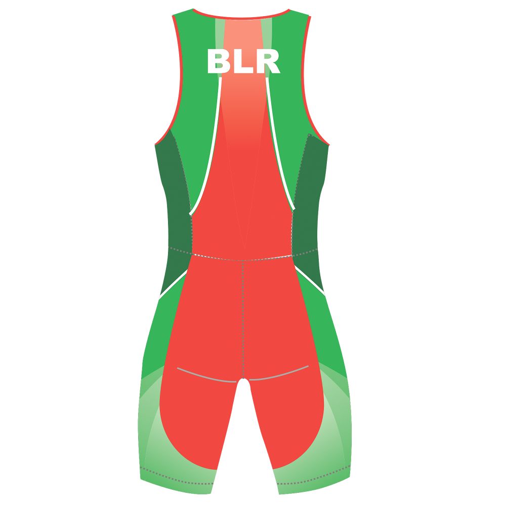 Мужской гоночный национальный комбинезон для гребли Technogear с эмблемой НОК без замка