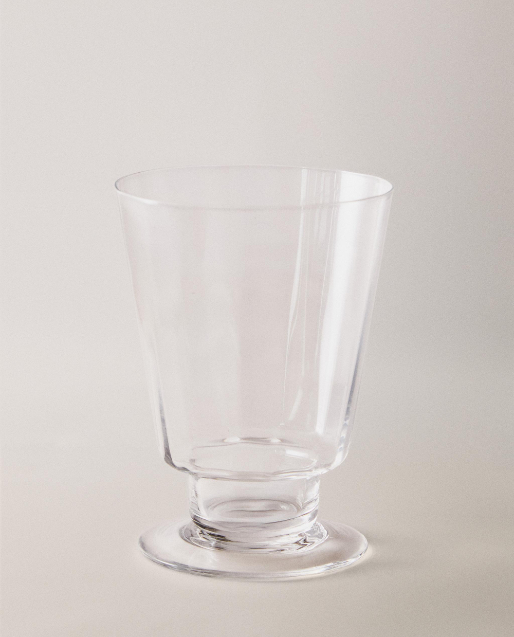 Zara Home бокал из стекла, цвет синий, 12.4 см