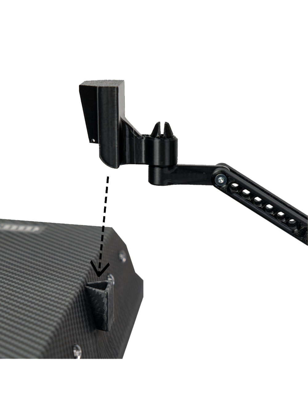 Крепление М8 на прикормочный кораблик для эхолота "Практик 8 Маяк/Маяк GPS"