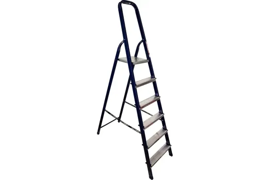 Лестница-стремянка "АЛЮМЕТ" 6-и ступенчатая стальная (М8406)