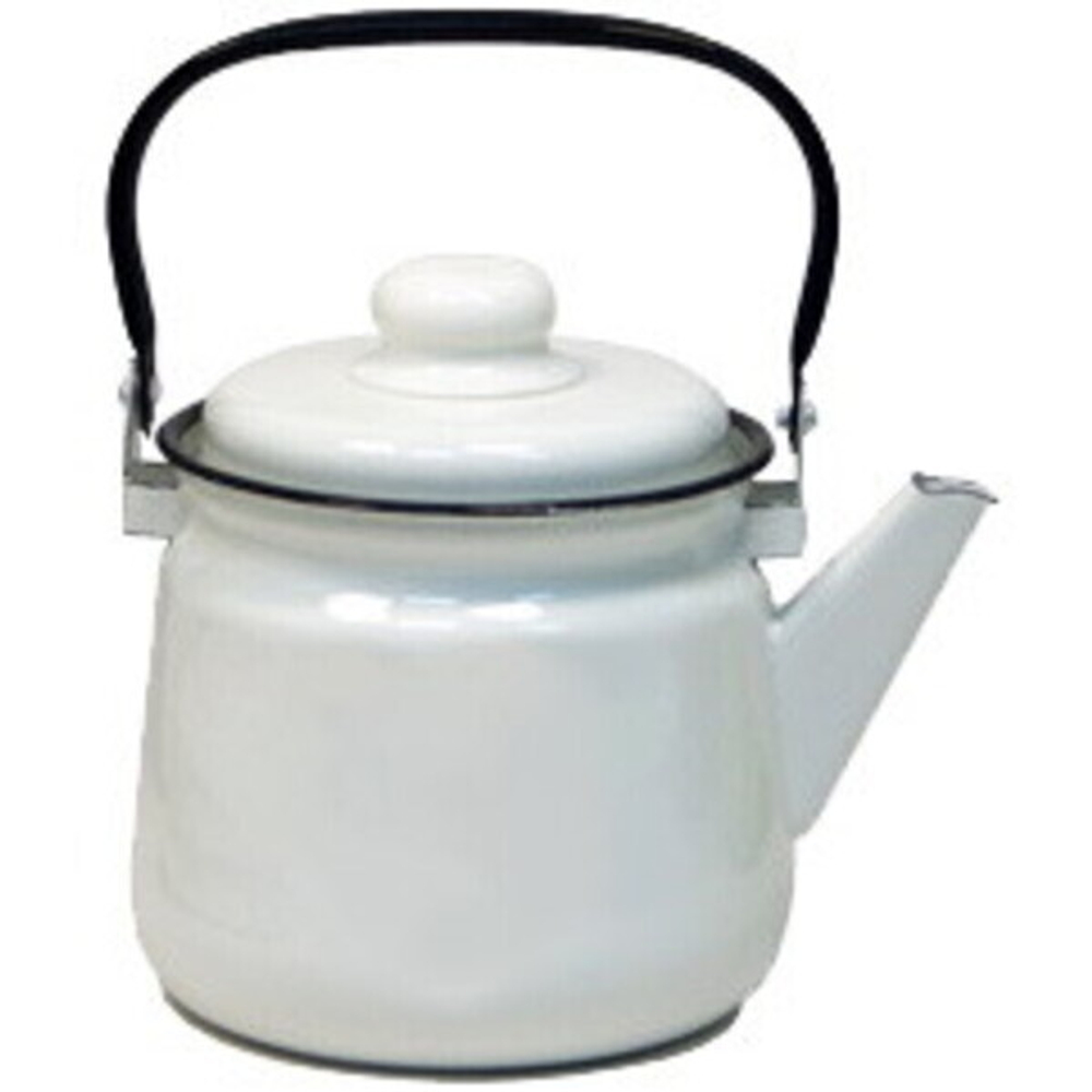 Чайник эмалированный 2,5л без рисунка 01-2711