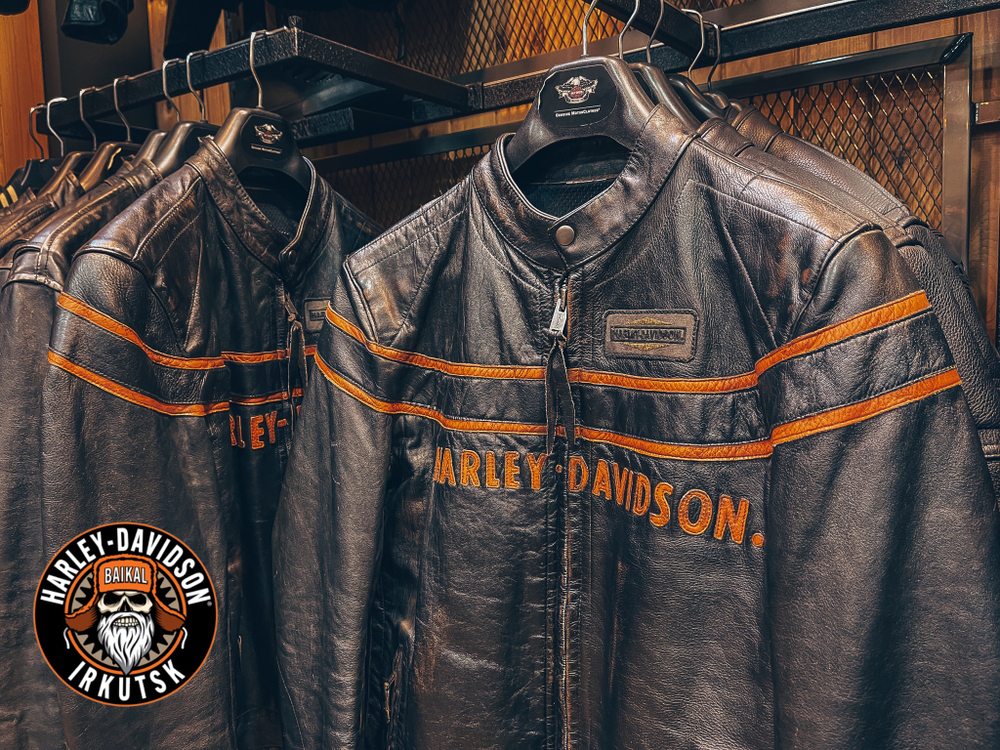 Мужская кожаная куртка Harley-Davidson® Double Ton