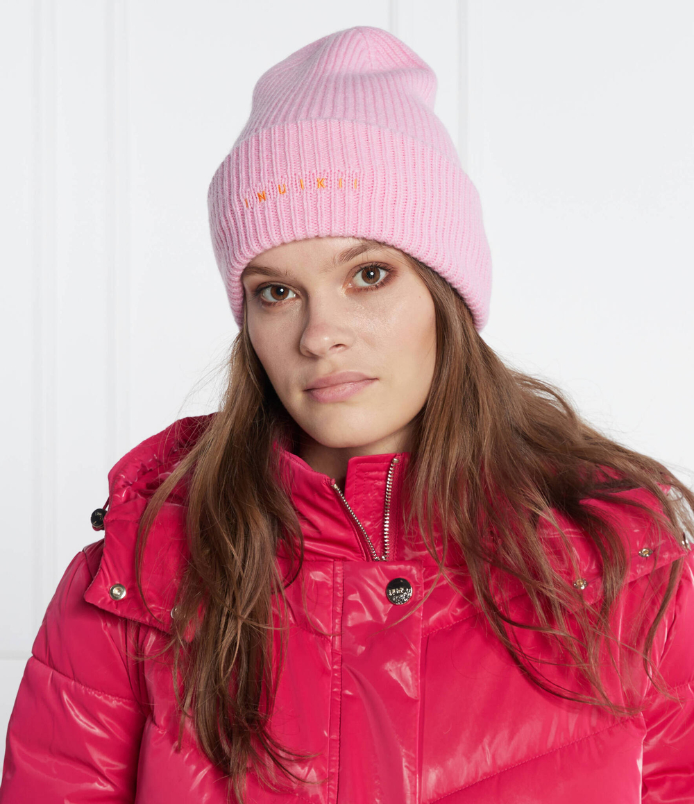 Хлопчатобумажная шапка RIBBED INUIKII - розовый(42020-020)