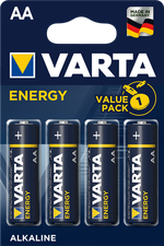 Батарейка щелочная VARTA LR6 (AA) Energy 1.5В бл/4