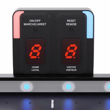 Игровой стол – аэрохоккей с подсветкой DFC Championship 53&amp;quot; 135 х 65 см, складной, черный