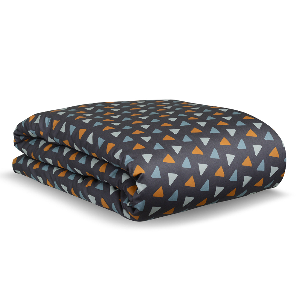 Постельное белье 1.5 спальное Tkano Wild сатин с принтом Triangles