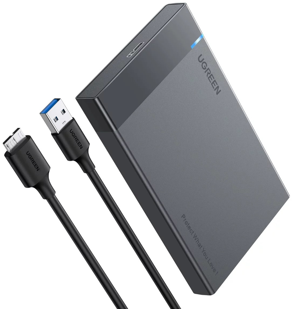 Внешний корпус для HDD SATA 2.5” UGREEN US221