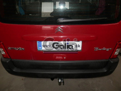 Фаркоп оцинкованный Galia C043A для Citroen Berlingo I 1996-2008, Berlingo First 2008-, Peugeot Partner I 1996-2008, Partner Origin 2008-(паспорт и сертификат в комплекте)(без электрики)