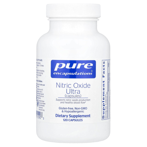 Pure Encapsulations, Оксид азота Ultra, 120 капсул
