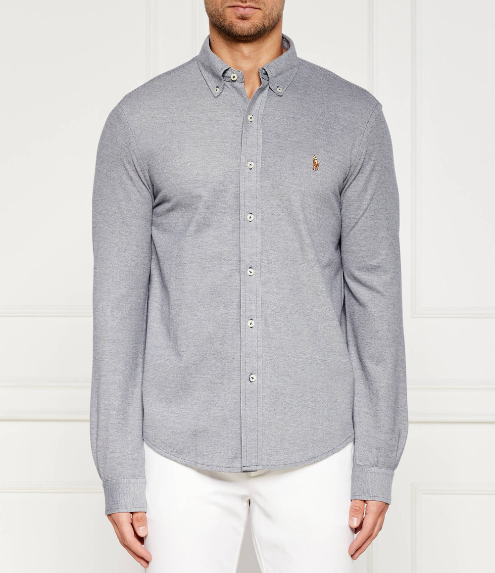 Рубашка KNIT OXFORD POLO RALPH LAUREN - темно-синий(710932545)