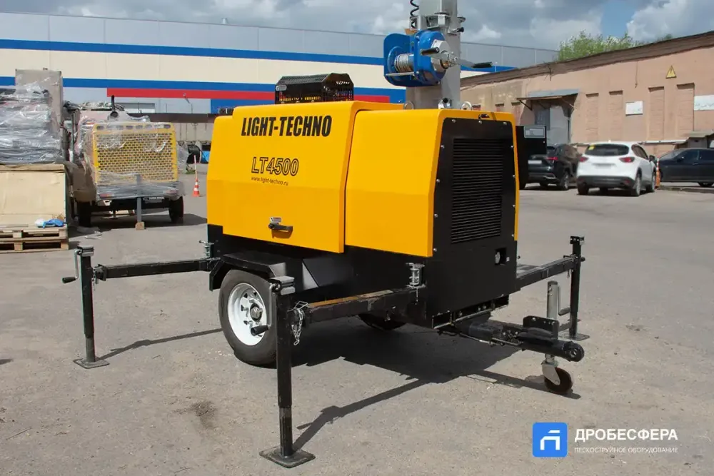Осветительная мачта LT4500 9 метров с дизельным генератором передвижная