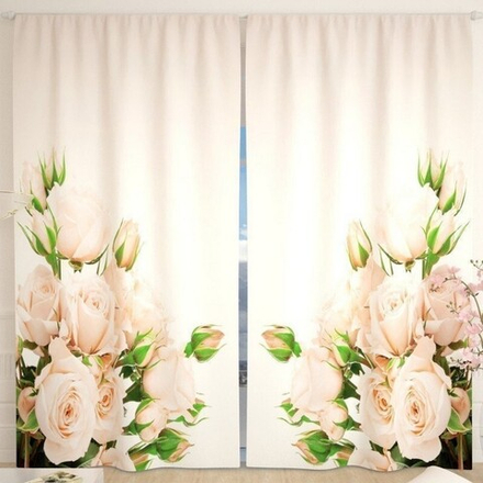 Фотошторы "РД. НЕЖНЫЙ БУКЕТ РОЗ", Россия.