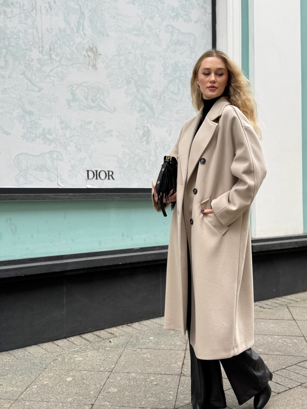 Пальто Imperial с поясом