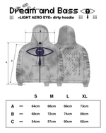 "LIGHT AERO EYE" DIRTY HOODIE