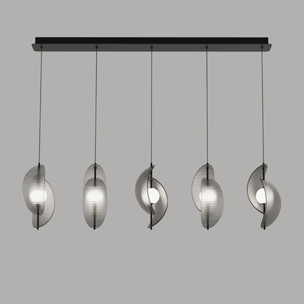 Подвесной светильник MD24030035-5B black/smoky