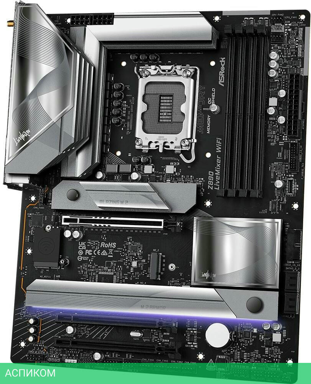 Материнская плата ASRock Z890 LiveMixer WiFi