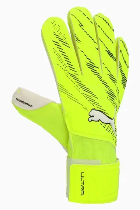 Вратарские перчатки Puma Ultra Play RC - зеленый