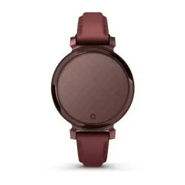 Умные часы Garmin Lily 2 Classic темно-бронзовые с шелковичным кожаным ремешком
