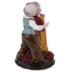 GAEM Фигурка декоративная "Бабушка с дедушкой", L9 W9 H14,5 см