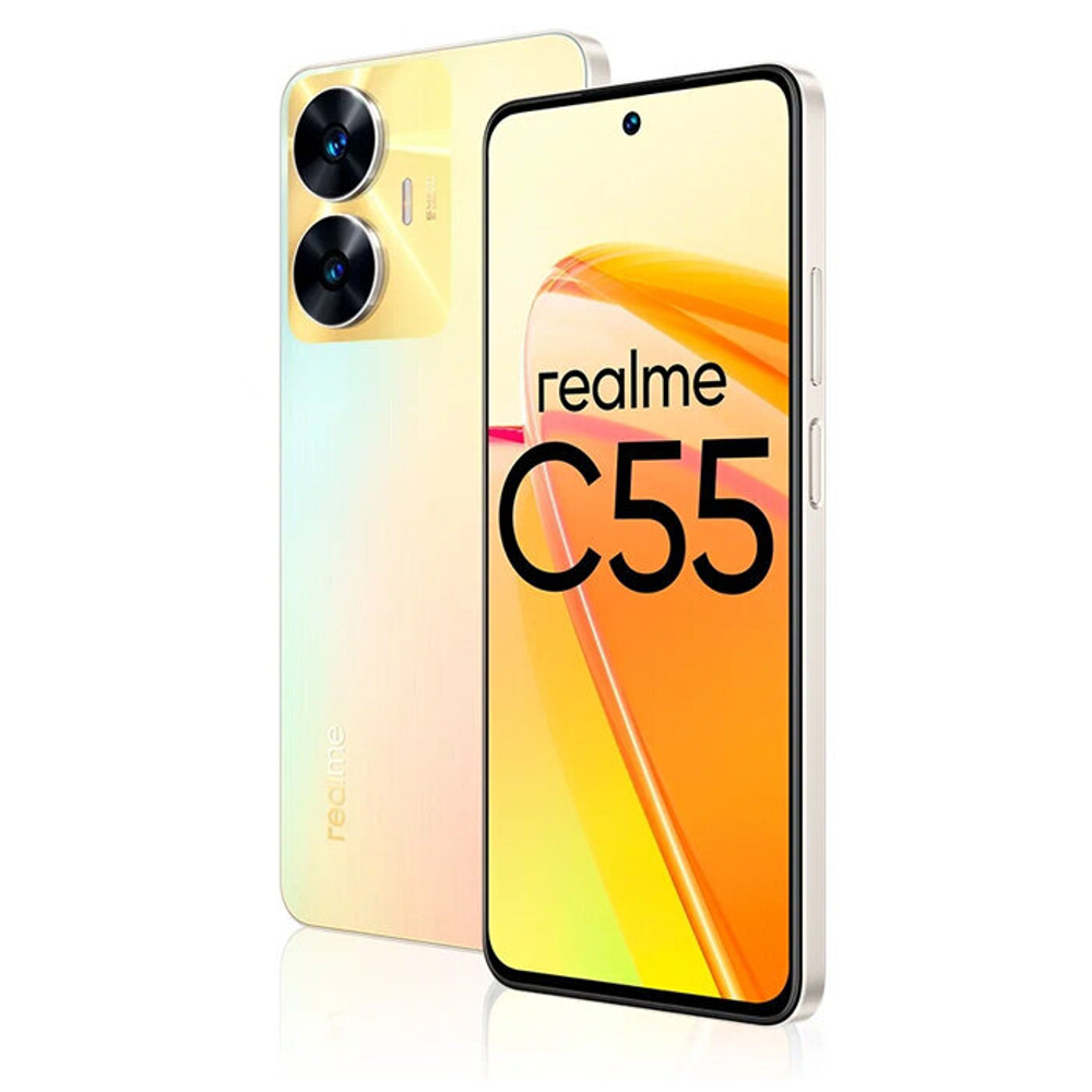 Смартфон realme C55 8/256 ГБ RU, Dual nano SIM, sunshower
