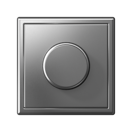 Светорегулятор поворотно-нажимной (диммер) ArtGallery LED RC 400Вт механизм сталь SE GAL000923