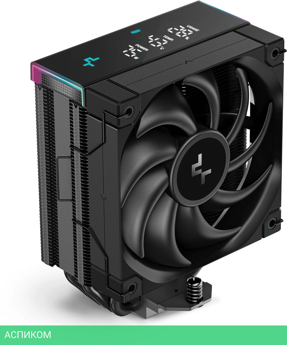 Кулер для процессора DeepCool AK400 Digital Pro черный (R-AK400-BKAPMN-G)