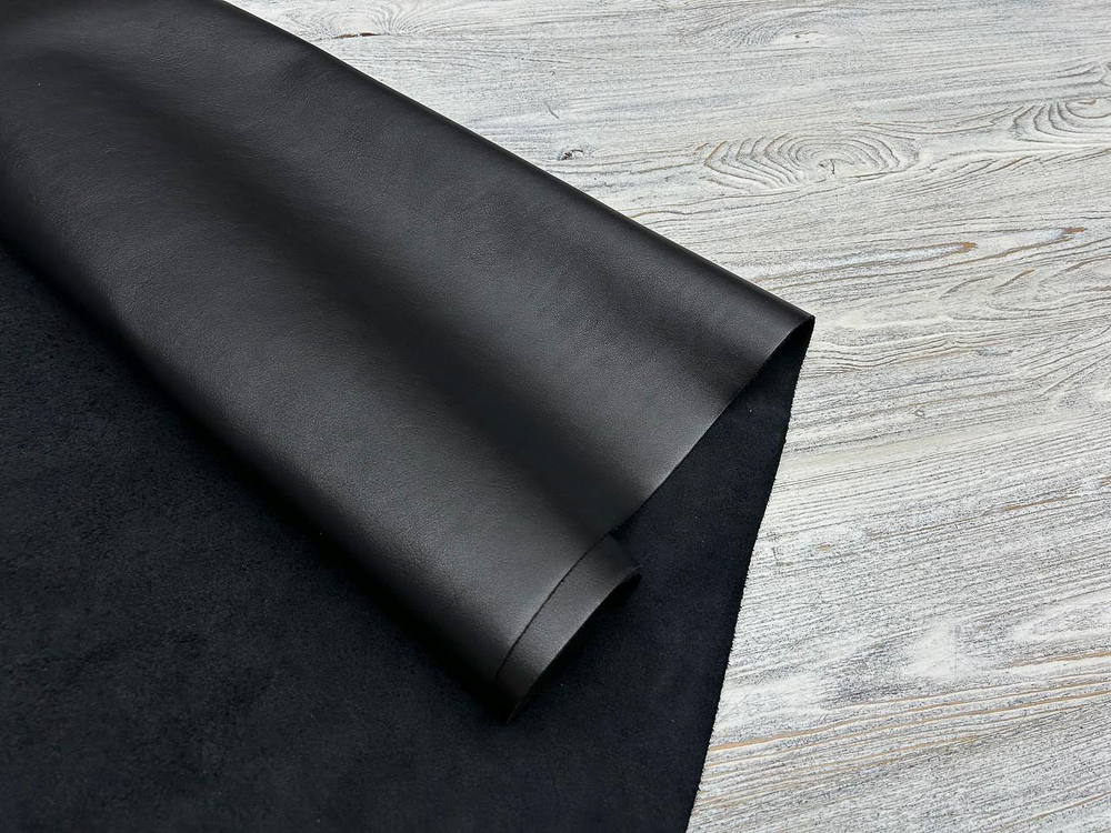 Cesare Nero (1,4-1,6 мм), цв. Черный, натуральная кожа